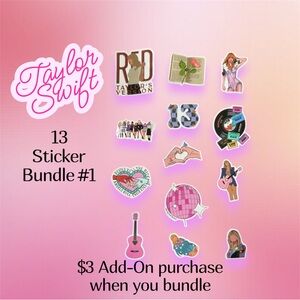 $3 Add-On 🆕Taylor Swift Sticker Bundle #1